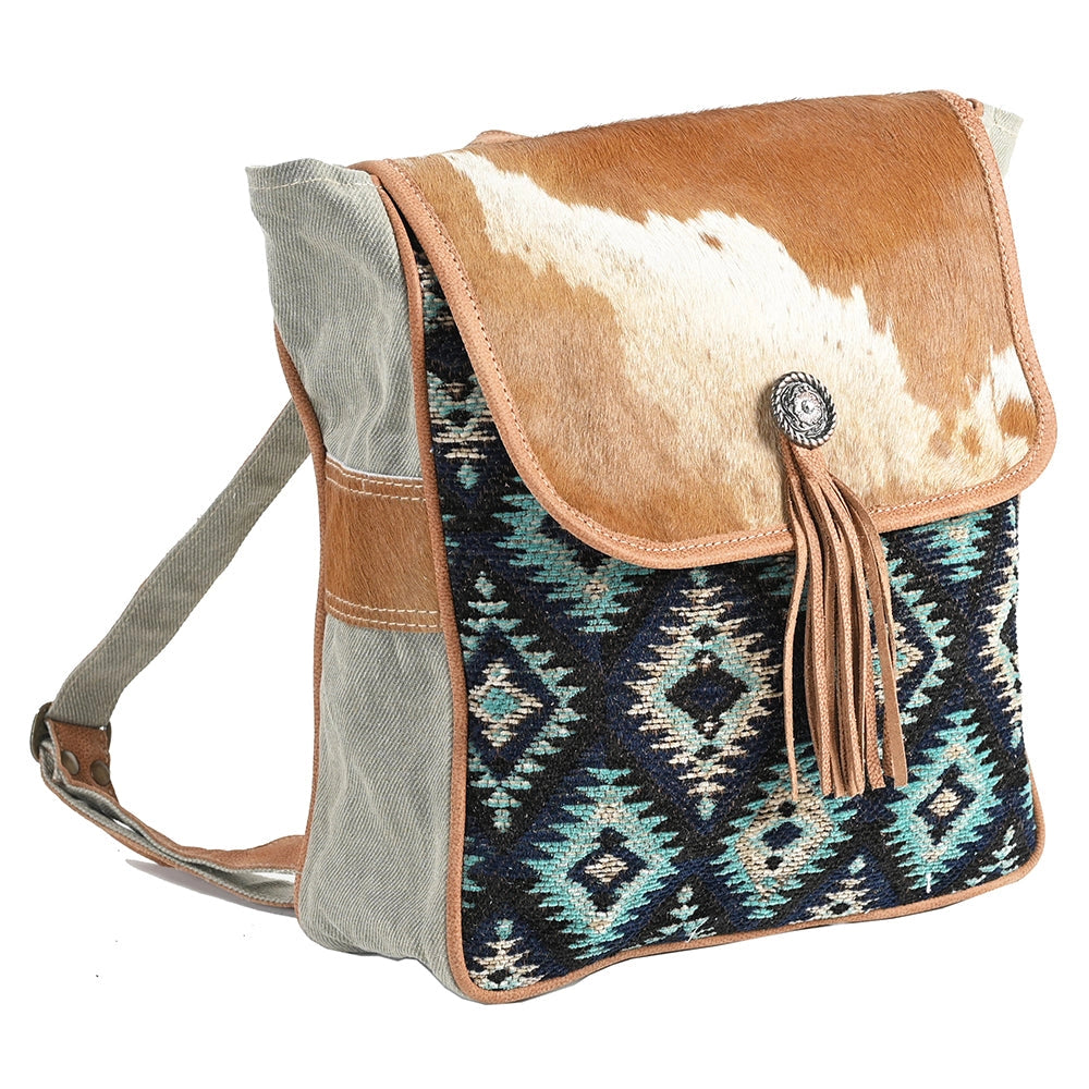 Backpack Upcycled Canvas Ladies Bag