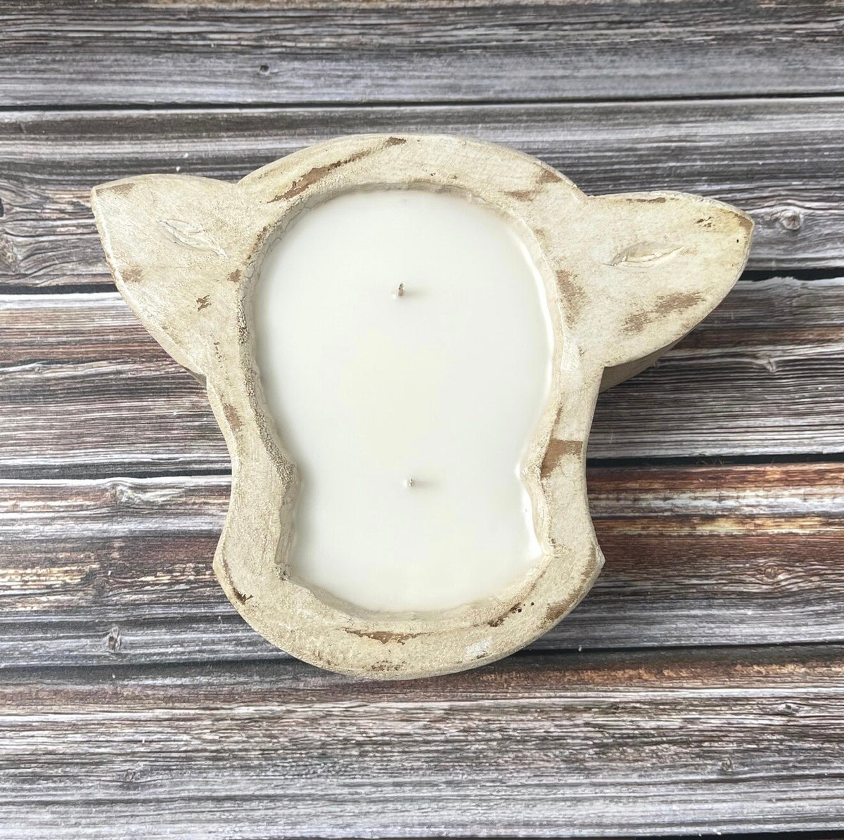COW DOUGH BOWL CANDLE