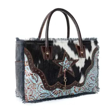 Myra - Articulate Canvas & Hairon Bag