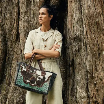 Myra - Articulate Canvas & Hairon Bag