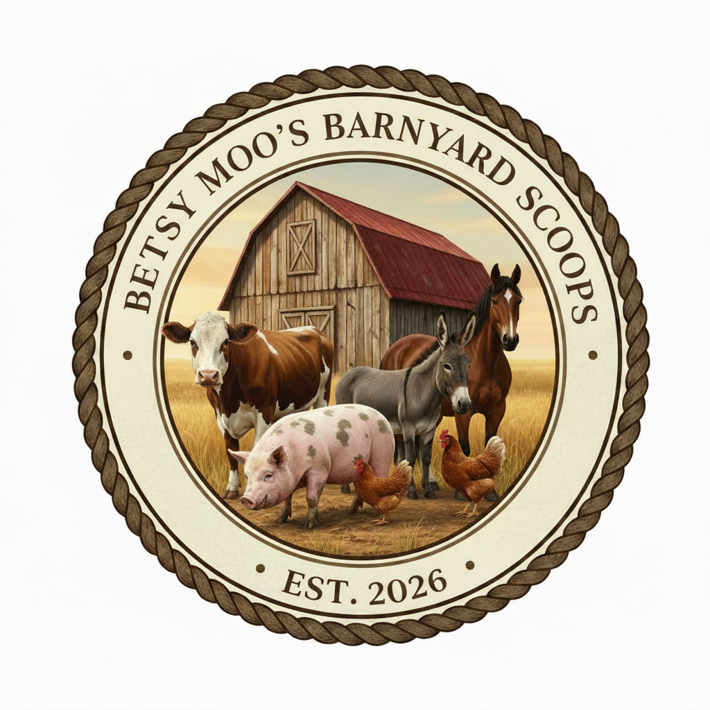 Betsy Moo's Barnyard Scoops Logo