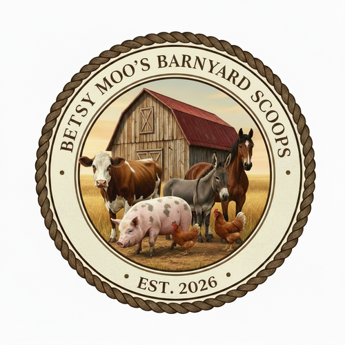 Betsy Moo's Barnyard Scoops Logo
