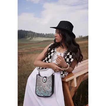 Myra - Delilah Creek Embossed Leather Bag