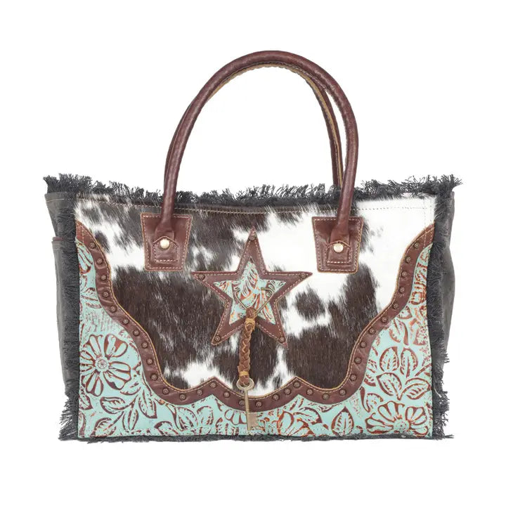 Myra - Articulate Canvas & Hairon Bag