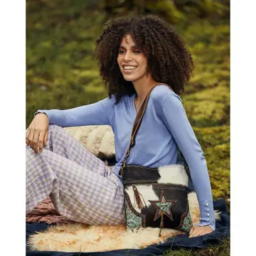 Myra - North Star Canvas & Hairon Bag